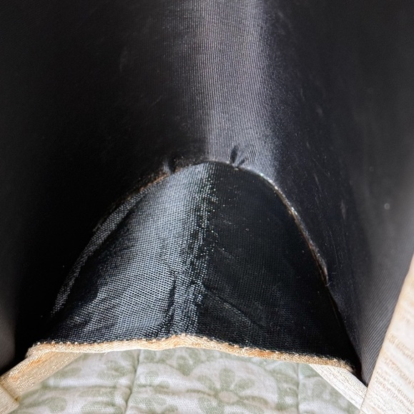 Vintage 1950sโ60s Gold Shimmer Clutch โ Retro Evening Purse - Picture 8 of 9